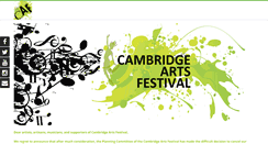 Desktop Screenshot of cambridgeartsfestival.com